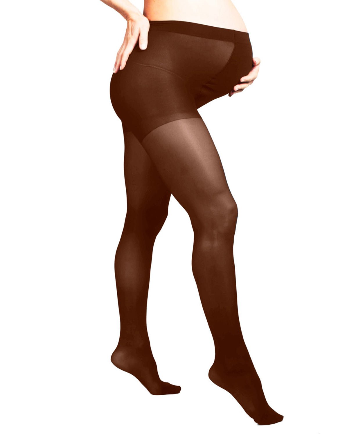 MYSANITY Collants De Maternité Femme – Compression Graduée 40 Deniers, Noir, Taille 4 – Soulagement Jambes Lourdes