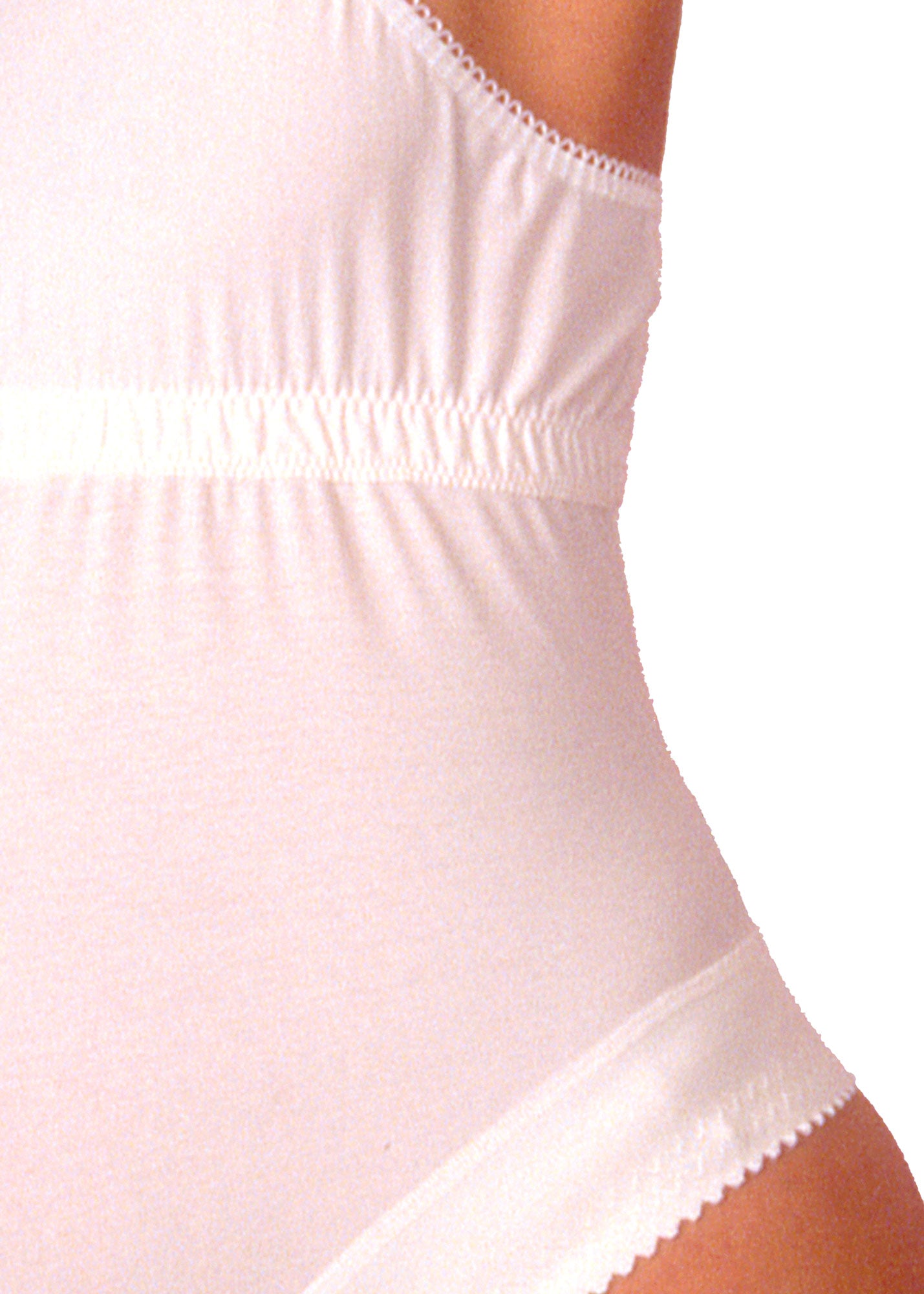 Camiseta premamá con soporte abdominal blanco