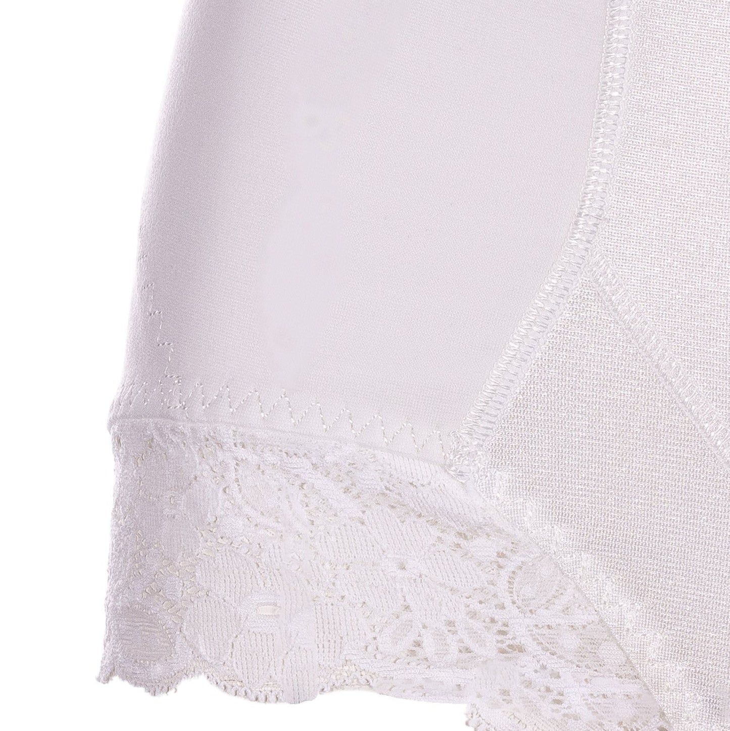 Guaina Post Parto con inserti in pizzo Bianco 2 - MYSANITY