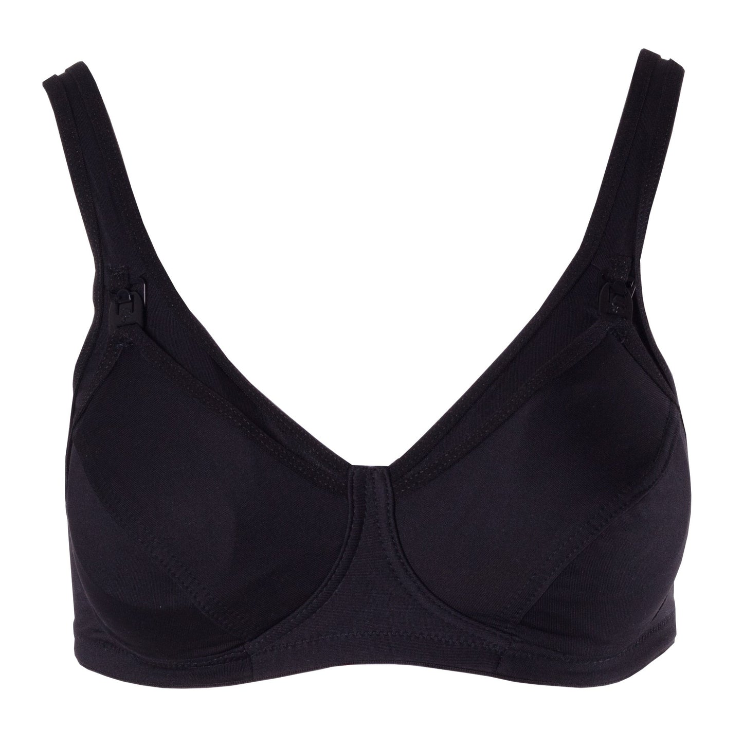 Reggiseno Allattamento Fibra Cava Coppa C Nero 1 - MYSANITY