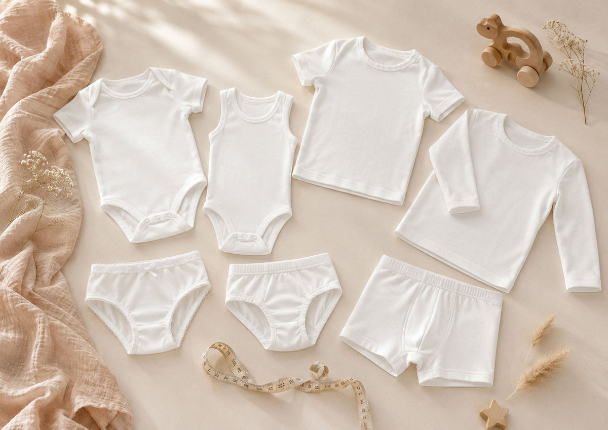 Come scegliere l’intimo per neonati e bambini: body, taglie e materiali - Mysanity