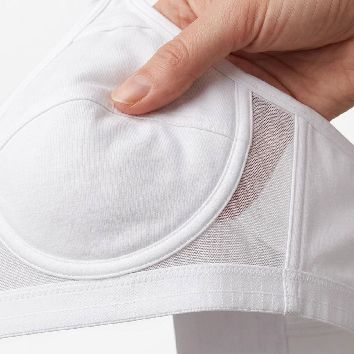 Cotton and Tulle Nursing Bra