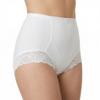 Guaina Post Parto con inserti in pizzo Bianco 2 - MYSANITY