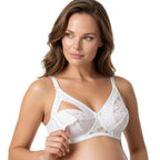 Reggiseno Allattamento con pizzo rebrodè coppa C Bianco