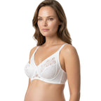 Reggiseno Allattamento con pizzo rebrodè coppa C Bianco