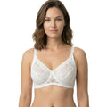 Reggiseno Allattamento con pizzo rebrodè coppa D Bianco