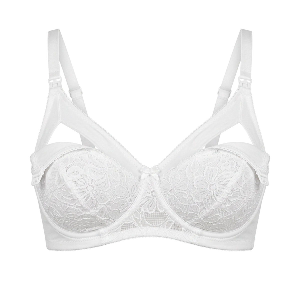 Reggiseno M&S In Pizzo Platino – Coppa Intera Con Ferretto – Taglie Forti 40DD 40E 40F 40G - Foto 2