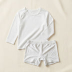 Maglietta baby manica corta in bamboo bielastico 2 - MYSANITY Baby