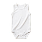Body neonato senza maniche in bamboo bielastico