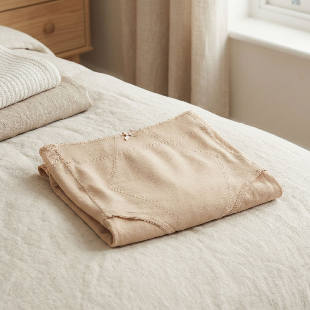 Guaina Post Parto Contenitiva in Cotone Skin Beige 5 - MYSANITY