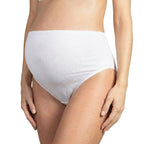 Mutanda Gestante in Cotone Piquet Bianco 1 - MYSANITY