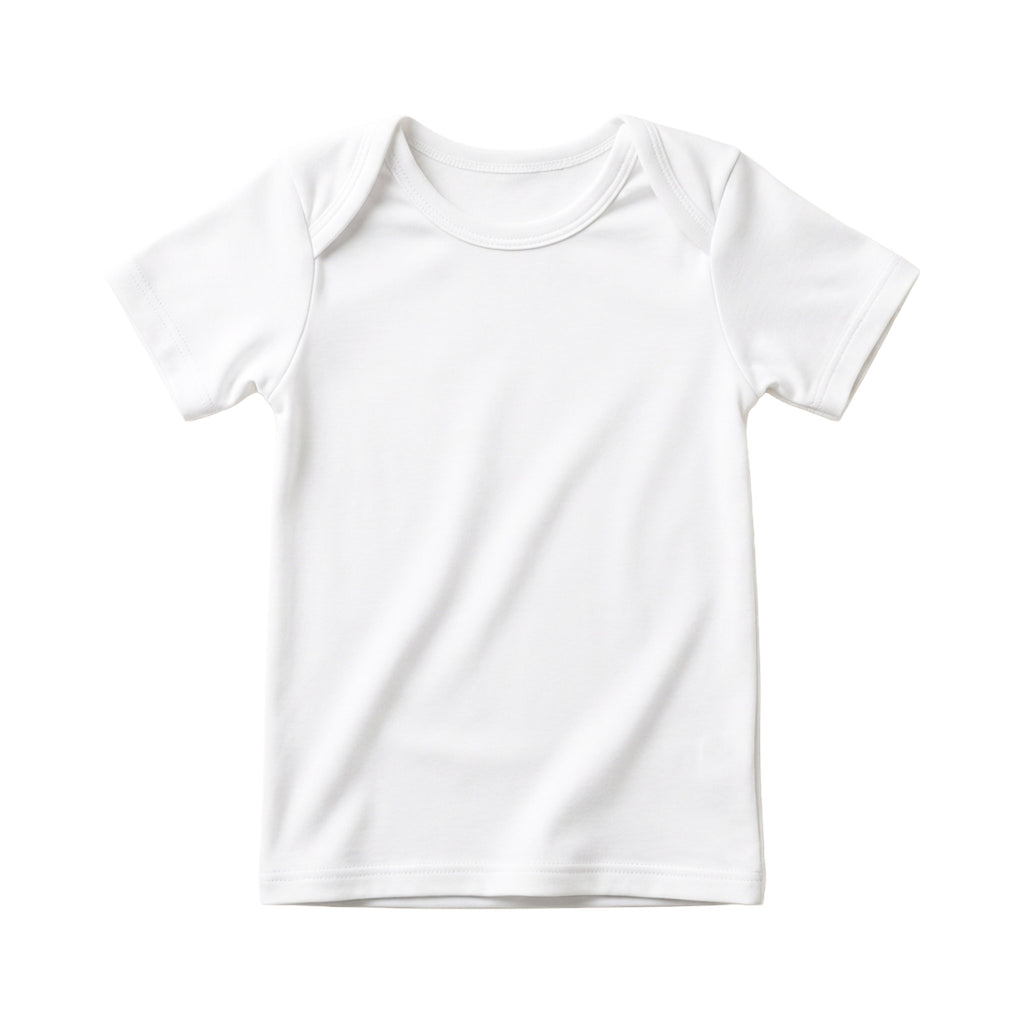 Maglietta baby manica corta in bamboo bielastico 1 - MYSANITY Baby