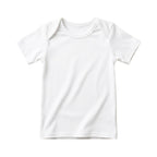Maglietta baby manica corta in bamboo bielastico 1 - MYSANITY Baby