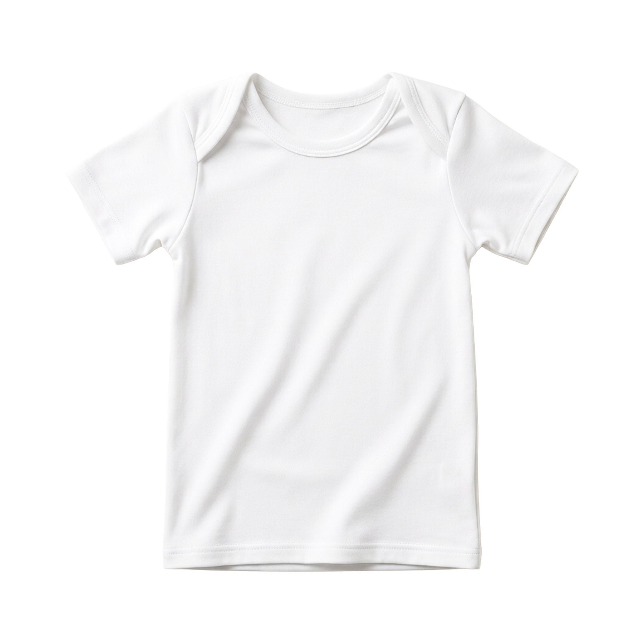 Baby-T-Shirt mit kurzen Ärmeln aus bi-elastischem Bambus