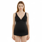 Canotta gestante ed allattamento Bamboo Nero 1 - MYSANITY