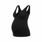 Canotta gestante ed allattamento Bamboo Nero 3 - MYSANITY