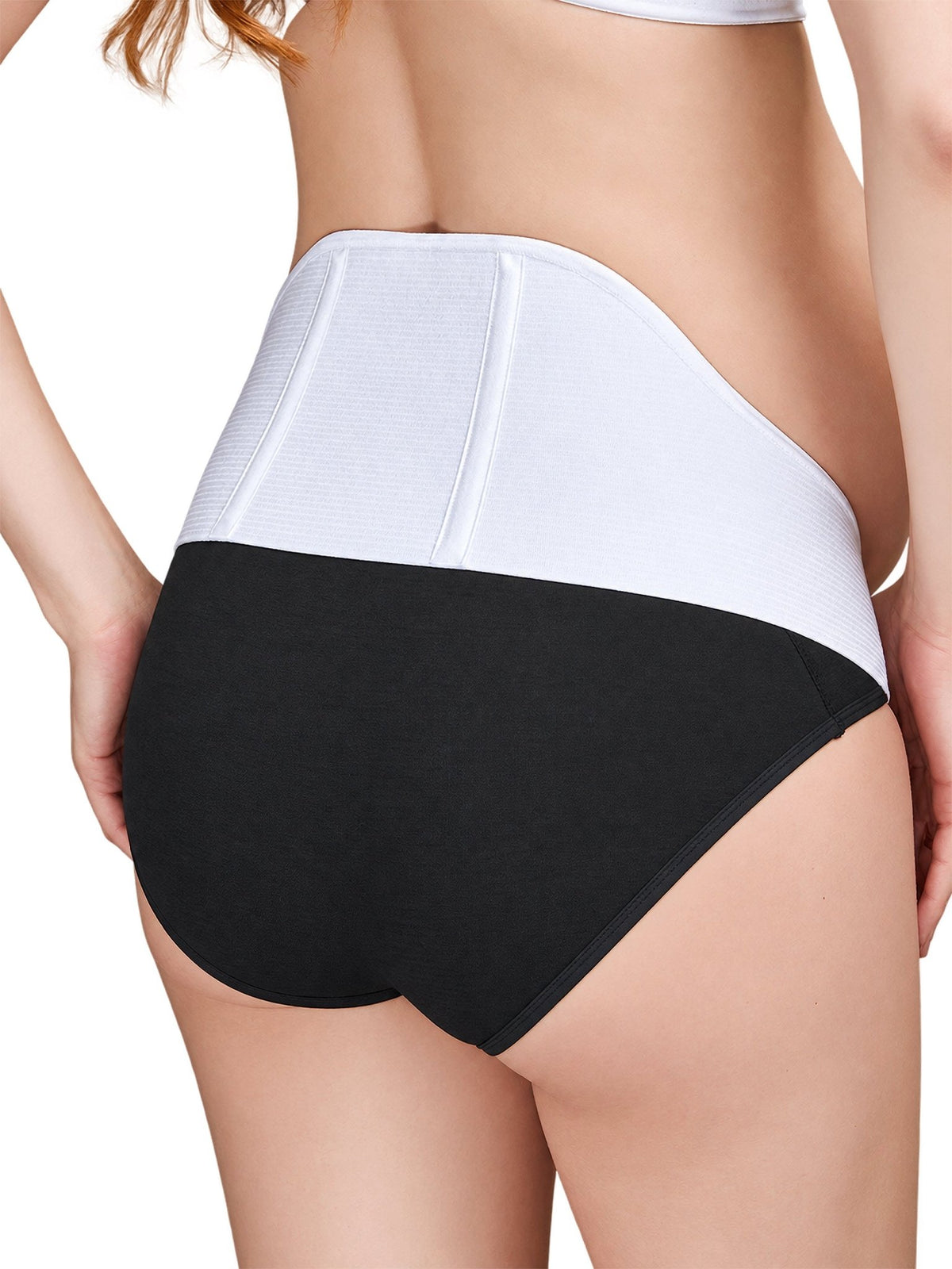 Fascia gravidanza con sostegno lombare Bianco - MYSANITY Made in Italy - image 2