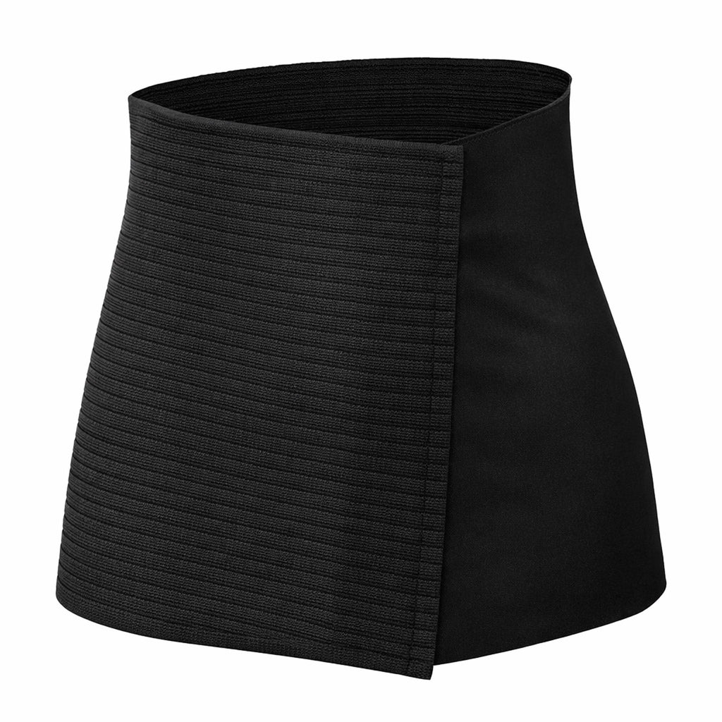 Fascia Post Parto Millerighe Traspirante Nero 2 - MYSANITY