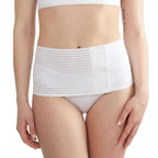 Fascia Post Parto Bassa cm 16 Millerighe Traspirante Bianco - MYSANITY Made in Italy - image 1