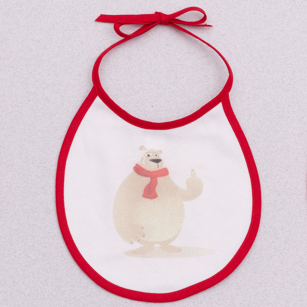 Bavaglina Neonato Cotone Orsetto Lakie 1 - Moppet