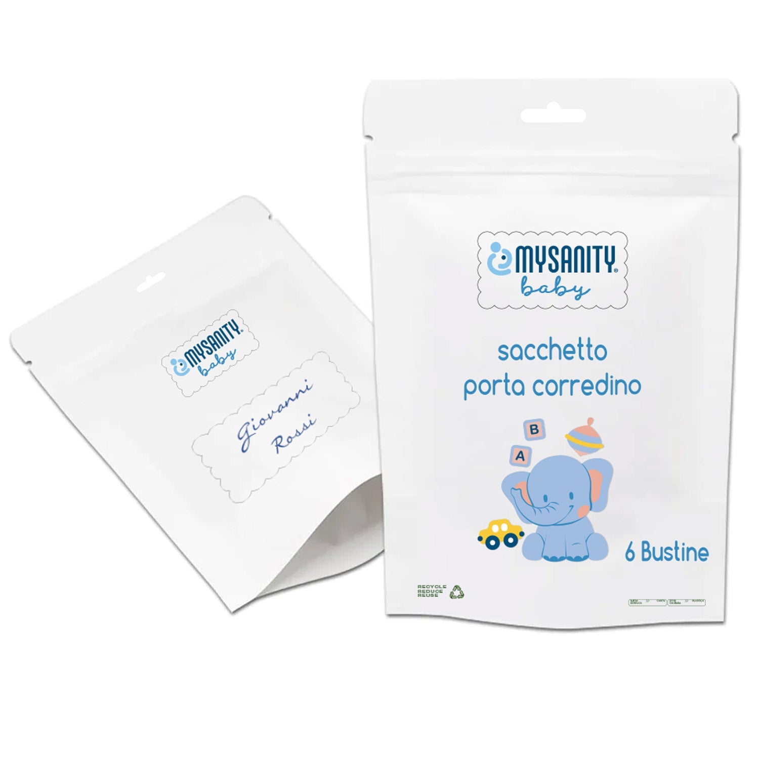 Bustine Porta Corredino 6 pezzi 1 - MYSANITY