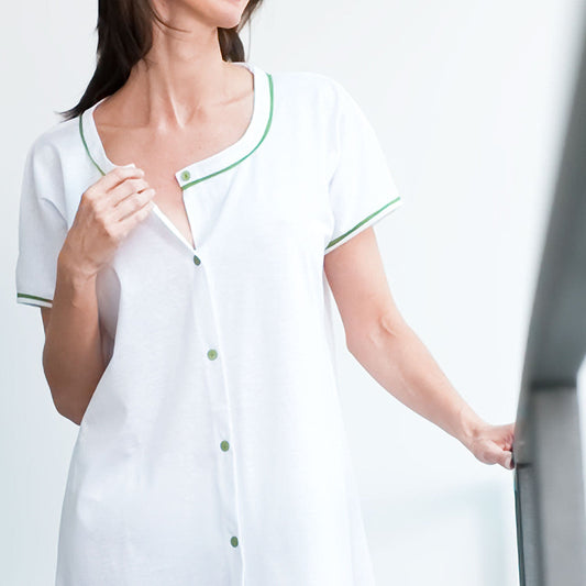 Camicia Clinica in Cotone Aperta Davanti 2 - MYSANITY