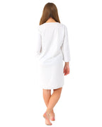 Camicia da Parto bamboo manica lunga Avorio 2 - MYSANITY