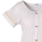 Camicia parto bamboo con pizzo 2 - MYSANITY