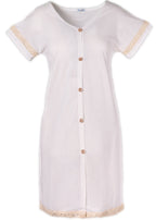 Camicia parto bamboo con pizzo 1 - MYSANITY