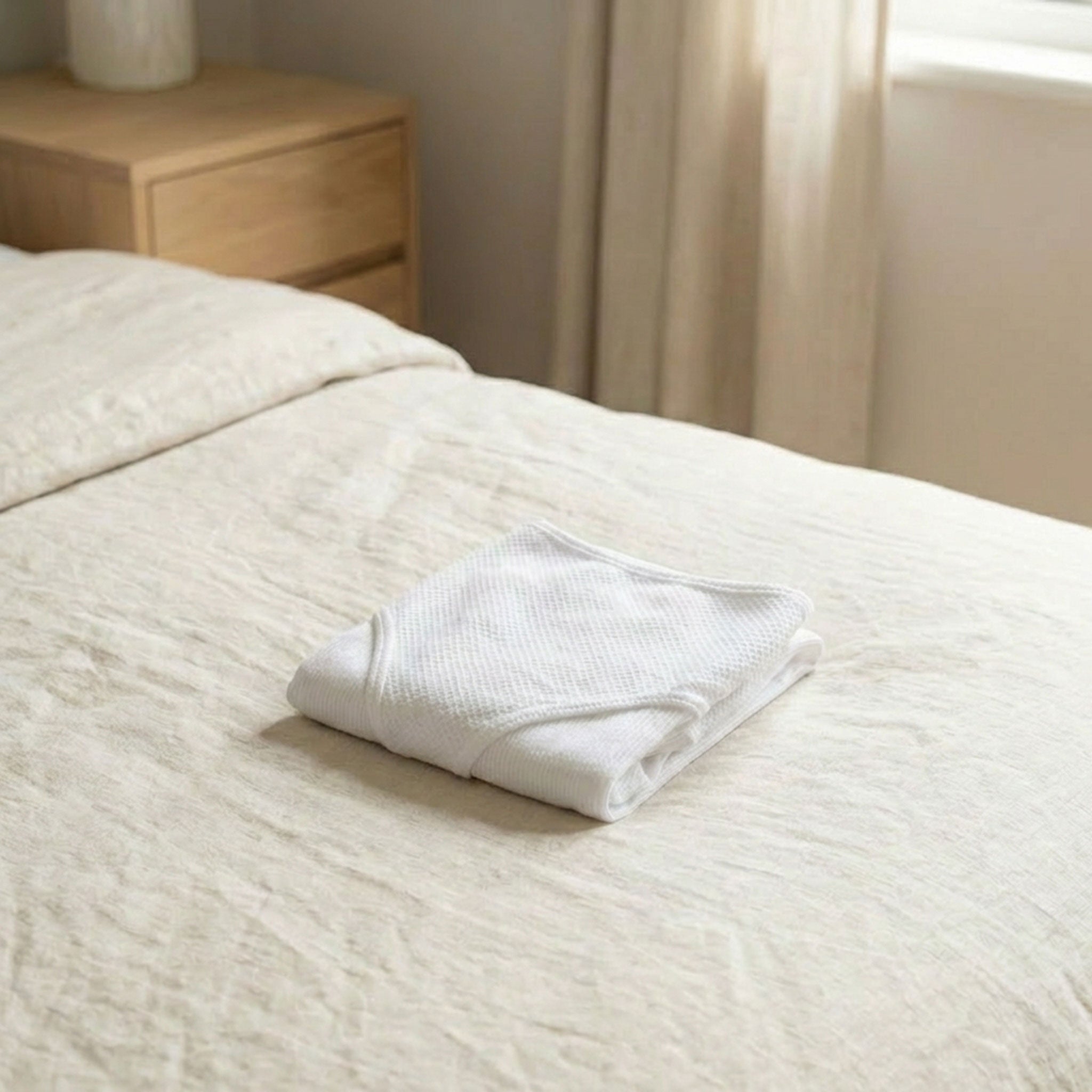 Mutanda Gestante in Cotone Piquet Bianco 5 - MYSANITY