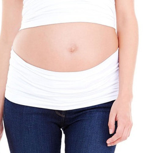 Faixa de barriga para gravidez fibra Tencel™ Branco 1 - MYSANITY