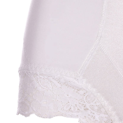 Guaina Post Parto con inserti in pizzo Bianco 2 - MYSANITY