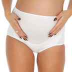 Guaina Premaman in Bamboo Bianco 2 - MYSANITY