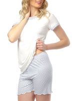 Pigiama corto gravidanza Panna 1 - MYSANITY