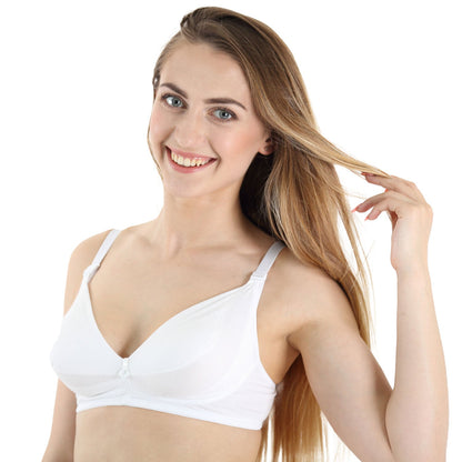 Reggiseno Allattamento Conformato Coppa C Bianco 2 - MYSANITY