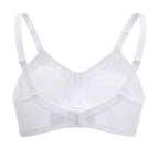 Reggiseno Allattamento Cotone Preformato Coppa D Bianco 6 - MYSANITY