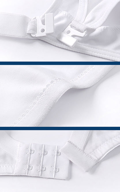 Reggiseno Allattamento Cotone Preformato Coppa D Bianco 7 - MYSANITY