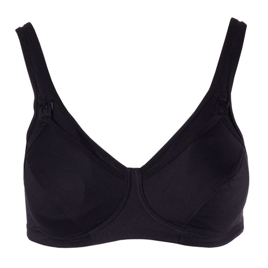 Reggiseno Allattamento Fibra Cava Coppa C Nero 1 - MYSANITY