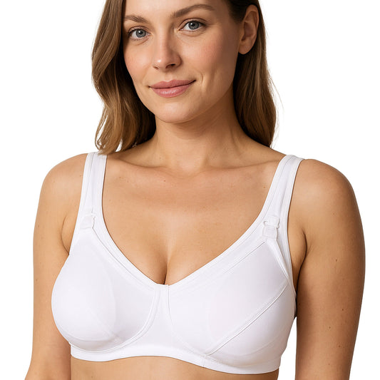 Reggiseno Allattamento Fibra Cava Coppa D Bianco 1 - MYSANITY