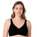 Sujetador de Lactancia Fibra Hueca Copa D Negro 1 - MYSANITY