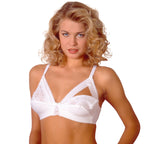 Reggiseno Allattamento in cotone con pizzo coppa D Bianco 3 - MYSANITY