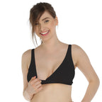 Reggiseno Allattamento notte Bamboo Nero 2 - MYSANITY