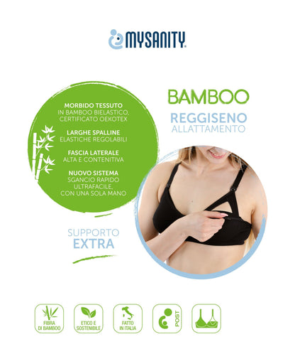 Reggiseno Allattamento Supporto Extra Coppa C Verde Felce 5 - MYSANITY