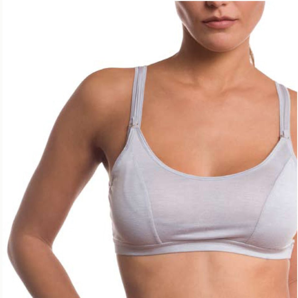 Reggiseno gravidanza e allattamento Silver Coppa C Grigio 1 - MYSANITY