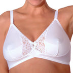 Reggiseno Premaman in Cotone con Pizzo Coppa C Bianco 1 - MYSANITY
